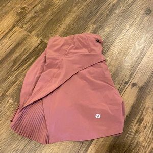Pink Lululemon Athletic skirt